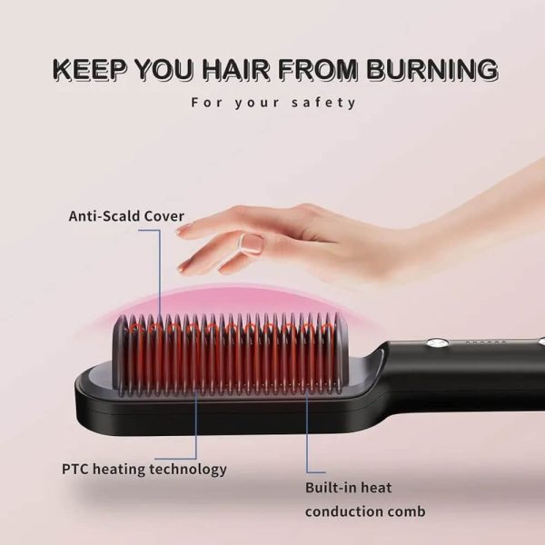 Electric Hair Straightening Brush For Girls