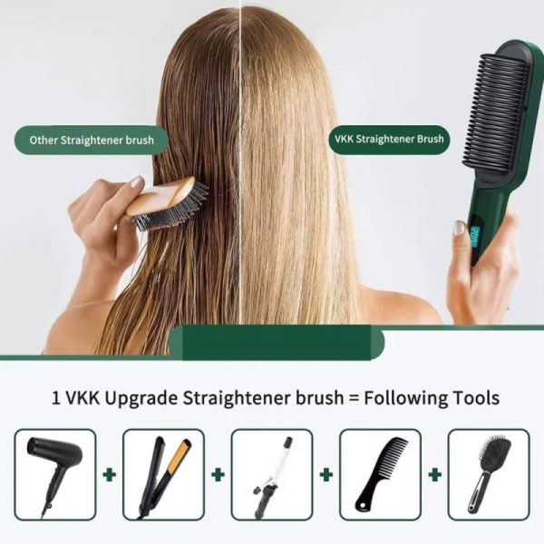 Straightening and Curling Hair 2 in 1 Styling Tool